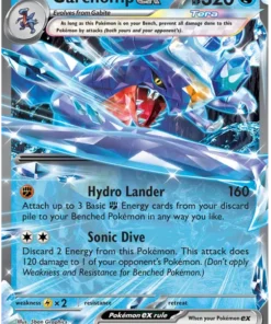 Garchomp ex 038/182 Double Rare Pokemon Card (SV04 Paradox Rift)