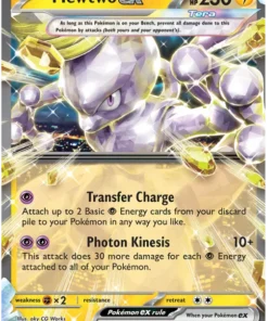 Mewtwo ex 058/182 Double Rare Pokemon Card (SV04 Paradox Rift)