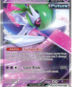 Iron Valiant ex 089/182 Double Rare Pokemon Card (SV04 Paradox Rift)