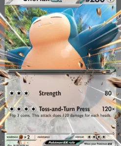 Snorlax ex 076/131 Double Rare Pokemon Card (Scarlet & Violet Prismatic Evolutions)