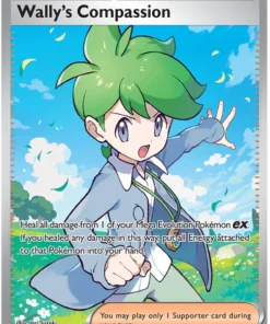 Wally's Compassion 176/132 Ultra Rare Pokemon Card (Mega Evolution Base Set ME01)