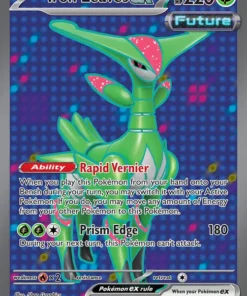 Iron Leaves ex 186/162 Ultra Rare Pokemon Card (SV Temporal Forces)