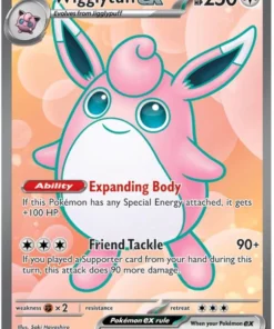 Wigglytuff ex 187/165 Ultra Rare Pokemon Card (Pokemon SV 151)