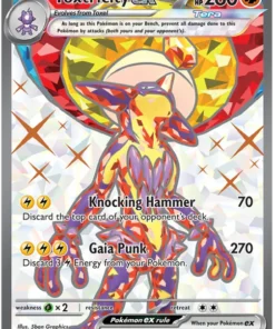 Toxtricity ex 227/182 Ultra Rare Pokemon Card (SV04 Paradox Rift)