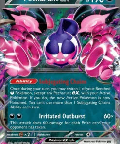 Pecharunt ex 039/064 Double Rare Pokemon Card (SV Shrouded Fable)