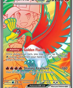 Ethan's Ho-Oh ex 209/182 Ultra Rare Pokemon Card (Scarlet & Violet Destined Rivals)