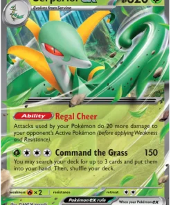 Serperior ex 003/086 Double Rare Pokemon Card (Scarlet & Violet Black Bolt)