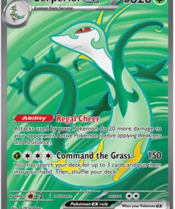 Serperior ex 156/086 Ultra Rare Pokemon Card (Scarlet & Violet Black Bolt)