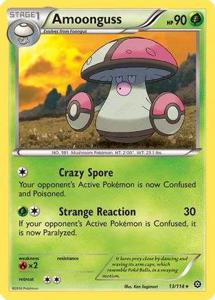Amoonguss (13/114) - XY Steam Siege Reverse Holofoil