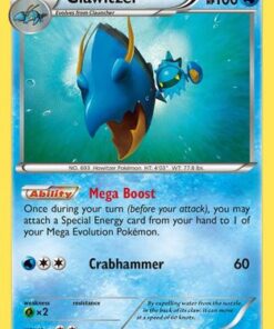 Clawitzer (34/114) - XY  Steam Siege Reverse Holofoil