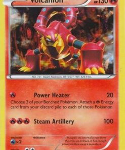 Volcanion (Cracked Ice Holo) (25/114) - Deck Exclusives Holofoil