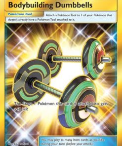 Bodybuilding Dumbbells (Secret) (161/147) - SM  Burning Shadows Holofoil