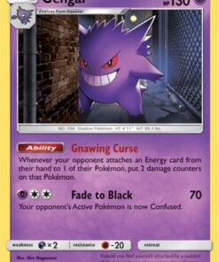 Gengar (38/111) - SM  Crimson Invasion Reverse Holofoil