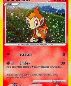 Chimchar (Cosmos Holo) (76/130) - Miscellaneous Cards & Products Holofoil