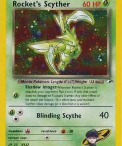 Rocket's Scyther (13/132) - Gym Heroes Unlimited Holofoil