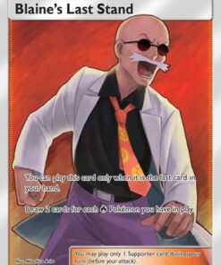 Blaine's Last Stand (Full Art) (69/70) - Dragon Majesty Holofoil