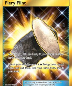 Fiery Flint (Secret) (76/70) - Dragon Majesty Holofoil