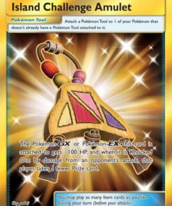 Island Challenge Amulet (Secret) (265/236) - SM  Cosmic Eclipse Holofoil