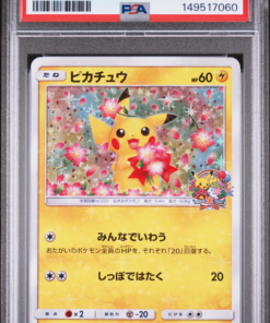 PSA 7 PIKACHU PM.CNTR.20TH ANNV.CAMP.
