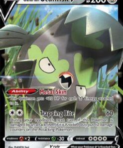 Galarian Stunfisk V (128/189) - SWSH03 Darkness Ablaze Holofoil
