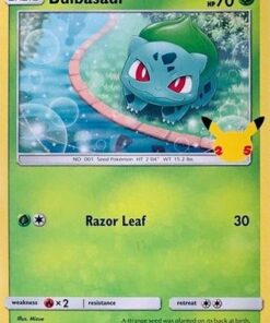 Bulbasaur (1/25) - McDonalds 25th Anniversary Promos Holofoil