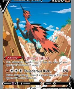 Galarian Zapdos V (Alternate Full Art) (174/198) - SWSH06 Chilling Reign Holofoil