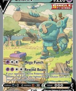 Golurk V (Alternate Full Art) (182/203) - SWSH07 Evolving Skies Holofoil