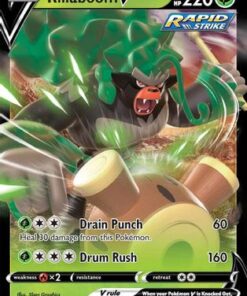 Rillaboom V (22/264) - SWSH08 Fusion Strike Holofoil
