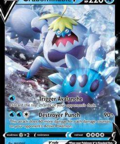 Crabominable V (76/264) - SWSH08 Fusion Strike Holofoil