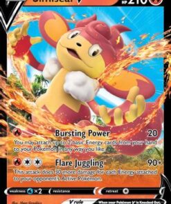 Simisear V (27/172) - SWSH09 Brilliant Stars Holofoil