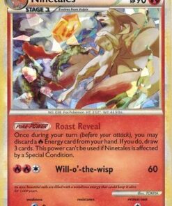 Ninetales (Cracked Ice) (7/123) - Blister Exclusives Holofoil
