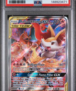 PSA 10 FA/CHRZRD. & BRXN. GX PRM-TAG TEAM GEN.PRM.COL.