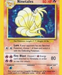 Ninetales (12/102) - Base Set Holofoil