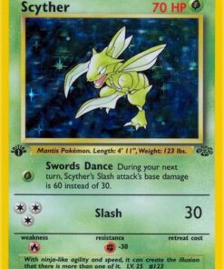 Scyther (10/64) - Jungle 1st Edition Holofoil