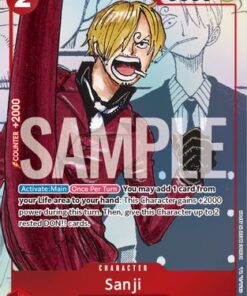 Sanji - OP01-013 (Alternate Art) (OP01-013) - One Piece Promotion Cards Foil