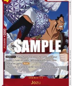Jozu (Store Championship Participation Pack Vol. 2) (OP02-008) - One Piece Promotion Cards Foil