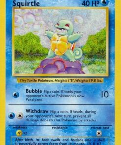 Squirtle (1/034) - Trading Card Game Classic Holofoil