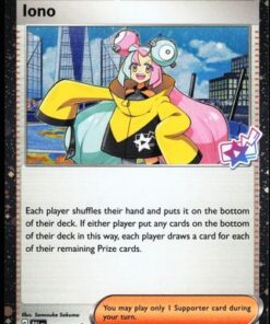 Iono (Cosmo Foil) (185/193) - Miscellaneous Cards & Products Holofoil