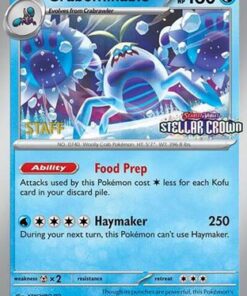Crabominable (Prerelease) [Staff] (134) - SV Scarlet & Violet Promo Cards Reverse Holofoil