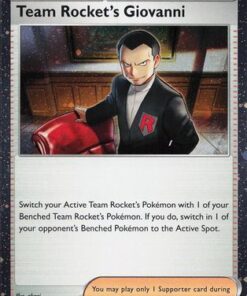 Team Rocket's Giovanni (Cosmos Holo) (174) - Miscellaneous Cards & Products Holofoil