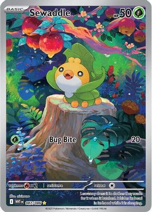 Sewaddle (87/086) - SV White Flare Holofoil