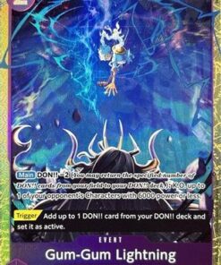 Gum-Gum Lightning (Premium Card Collection -Best Selection Vol. 4-) (OP09-077) - One Piece Promotion Cards Foil