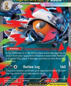 Mega Scrafty ex (135/217) - ME Ascended Heroes Holofoil