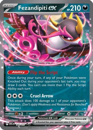 Fezandipiti ex (142/217) - ME Ascended Heroes Holofoil