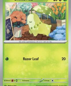 Chikorita (Cosmos Holo) (69/null) - ME Mega Evolution Promo Holofoil