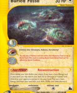Buried Fossil (47/144) - Skyridge Reverse Holofoil