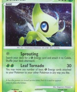 Celebi (7/123) - Mysterious Treasures Holofoil