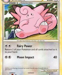 Clefable (3/123) - HeartGold SoulSilver Reverse Holofoil