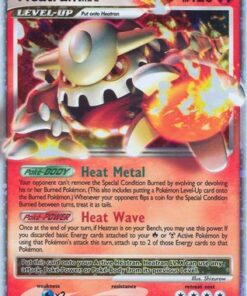 Heatran LV.X (97/100) - Stormfront Holofoil