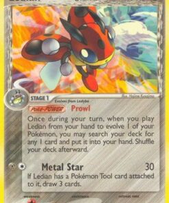Ledian (Delta Species) (18/101) - Dragon Frontiers Reverse Holofoil